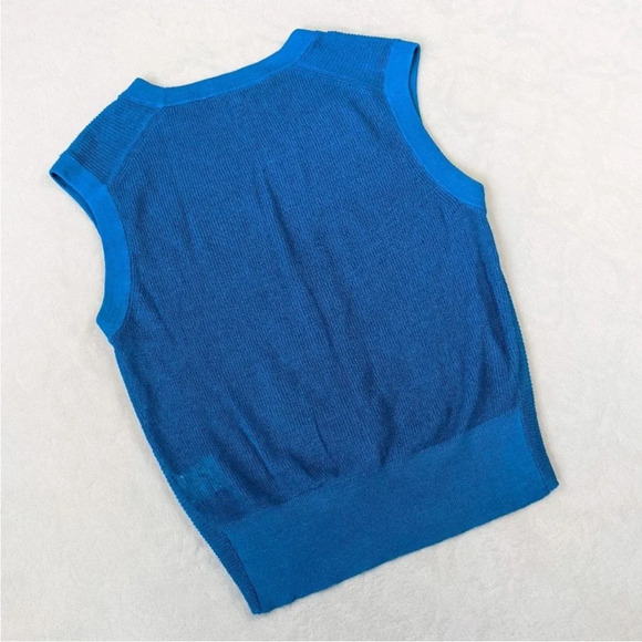 Veronica Beard Kellen Twist Front Sweater Turquoise Sz M - Picture 6 of 13